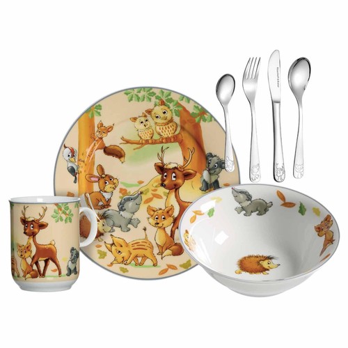 Kindergeschirr set mit - set, besteck