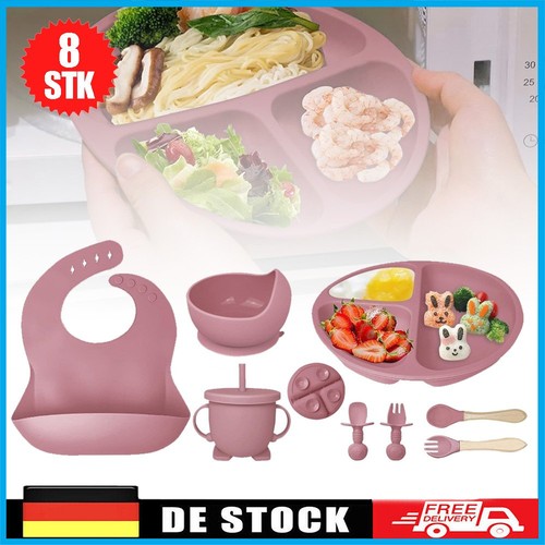 8er baby geschirrset - 8er, silikon