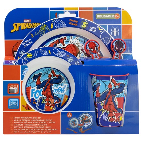Kindergeschirr set spider man - spider,