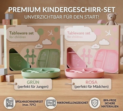 Kindergeschirr set baby - set,