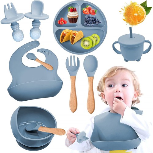 Silikon baby geschirrset mit - silikon,